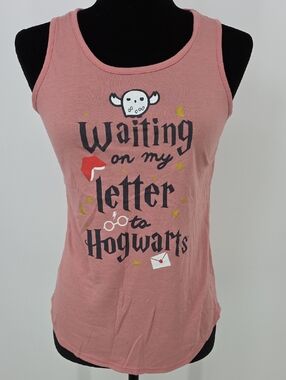 Warner Bros. Harry Potter Coral Pink Graphic Tank